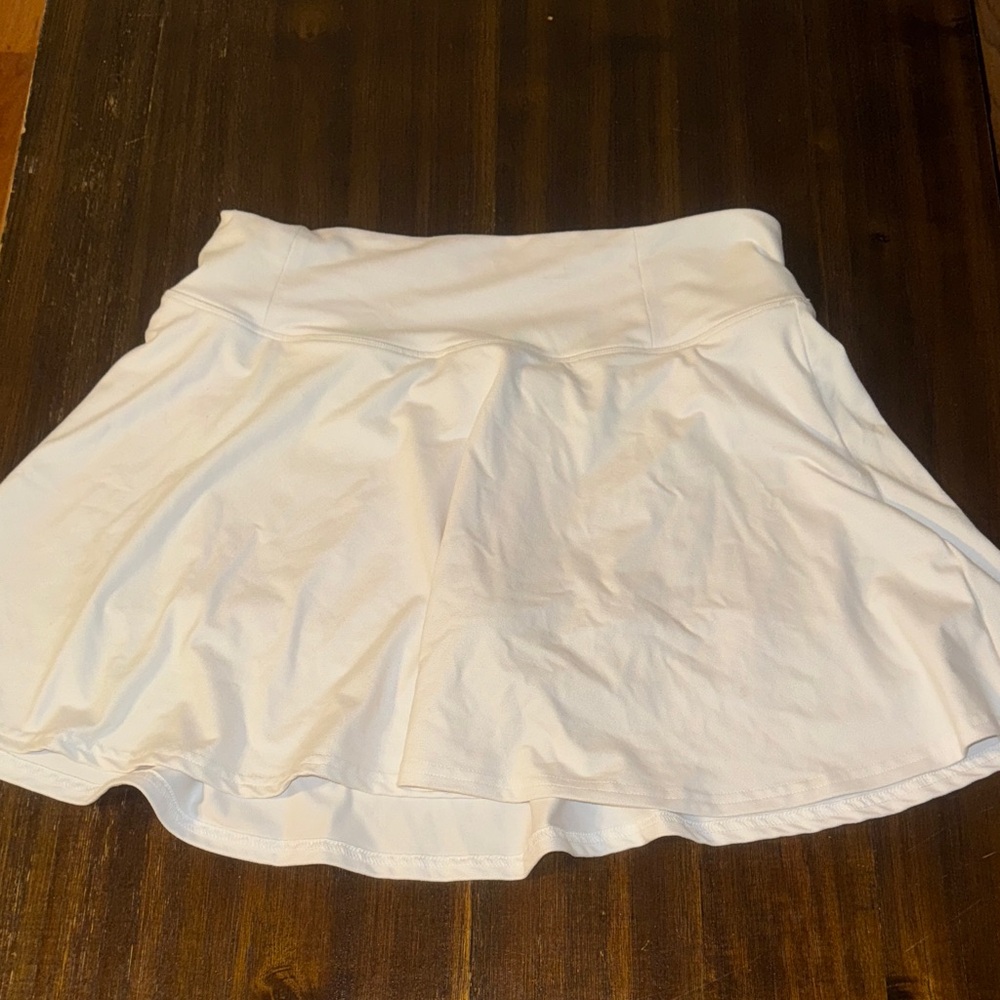 Chic White Skater Skirt